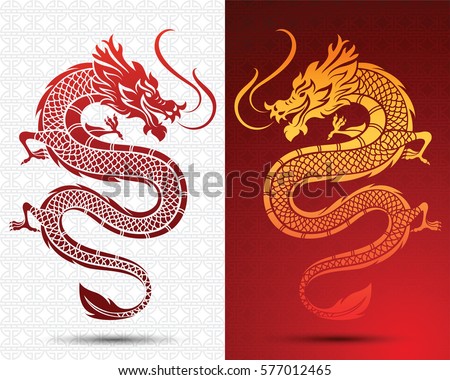 Illustration Traditional Chinese Dragon Vector ...