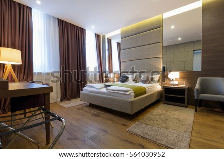 Modern Hotel Bedroom modern hotel bedroom stock images, royalty-free images & vectors Modern Hotel Bedroom modern hotel bedroom stock images, royalty-free images & vectors