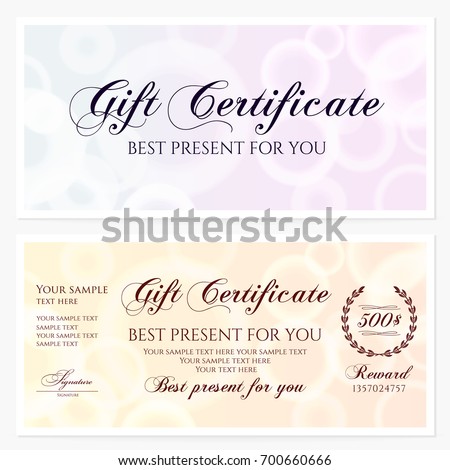 gift check template