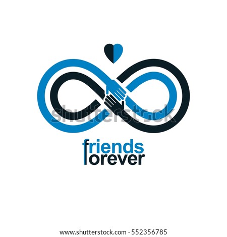 Download Infinity Sign Two Hands Touching Each Stock Vector ...