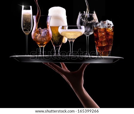 https://thumb9.shutterstock.com/display_pic_with_logo/616537/165399266/stock-photo-tray-with-different-drinks-on-black-background-champagne-beer-cocktail-wine-brandy-whiskey-165399266.jpg