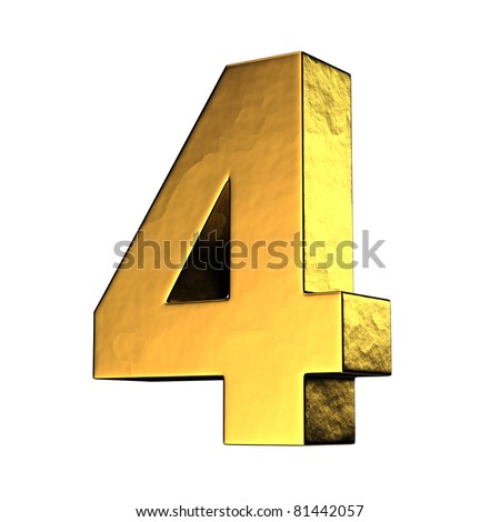 3d Number 4 Stock Photos, Images, & Pictures | Shutterstock