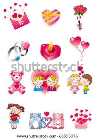 cartoon Valentine's Day