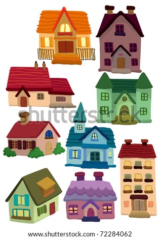Cartoon House Icon Stock Vector (Royalty Free) 72284062 - Shutterstock