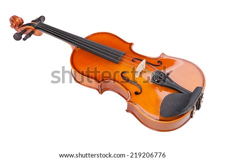 Cartoon Illustration Violin Musical Instrument Clip Stock Illustration