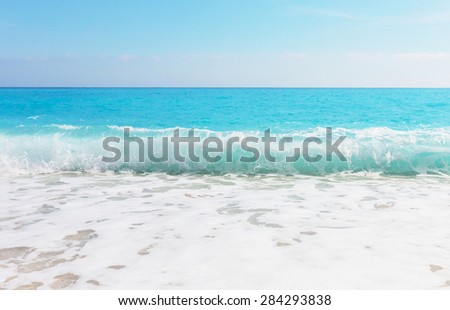 Beautiful Ocean Beachinstagram Filter Stock Photo (Edit ...