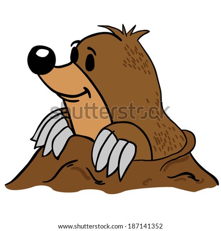 Stock Images similar to ID 56243563 - cute mole vector