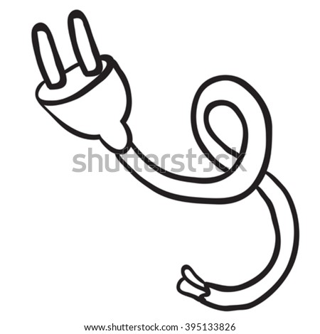 Cartoon Electrical Plug Stock Illustration 96458837 - Shutterstock