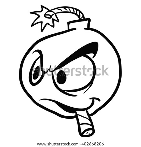 Illustration Cartoon Bomb Explosion Stock Vector 59795170 - Shutterstock