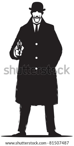 Detective Silhouette Stock Images, Royalty-Free Images & Vectors ...