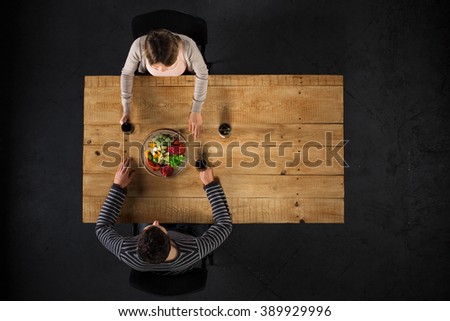 Dining Table Top View dining table top shot stock images, royalty-free images & vectors Dining Table Top View dining table top shot stock images, royalty-free images & vectors
