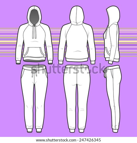 Download Front Back Side Views Womens Clothing Stock Vector ...