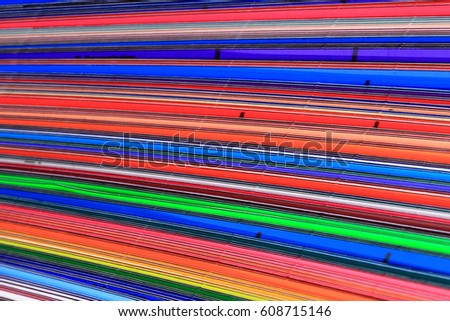 Sheets Colorful Corrugated Cardboard Stock Photo 4235080 - Shutterstock