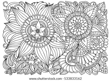 Adult Coloring Pages Stock Images, RoyaltyFree Images 