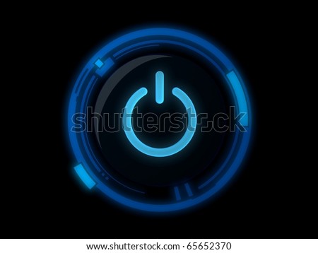 Power Button Vector Design Stock Vector 115234732 - Shutterstock