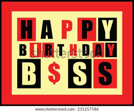 Happy Birthday Boss Clip Art