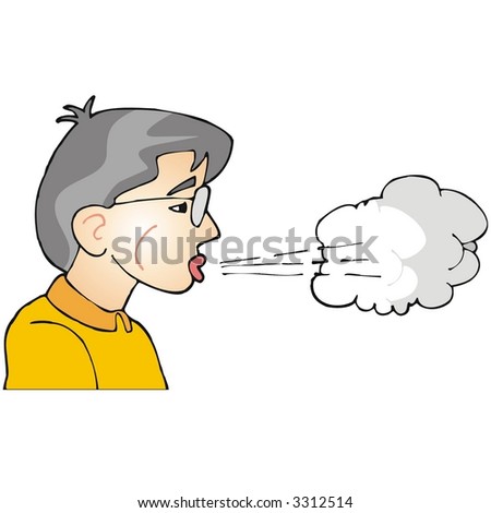 Blowing Air Stock Vector 3312514 - Shutterstock