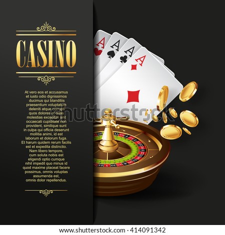 Gambling vector background
