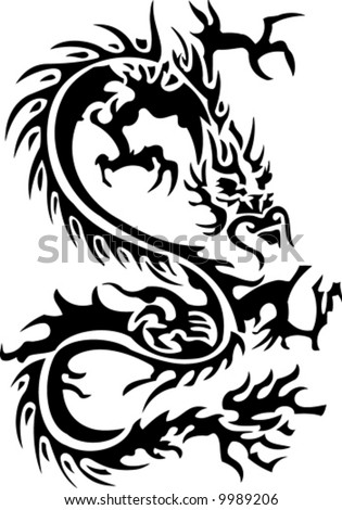 Tribal Scorpion Tattoo Stock Vector 9850396 - Shutterstock