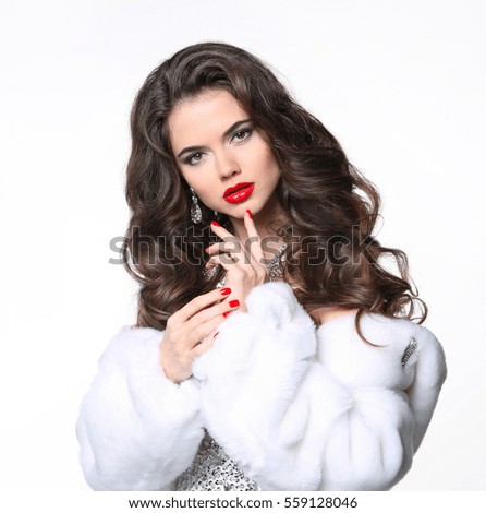 Woman Fur Coat Stock Images, Royalty-Free Images & Vectors ...