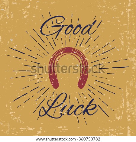 Massage My Butt Vintage Good Luck