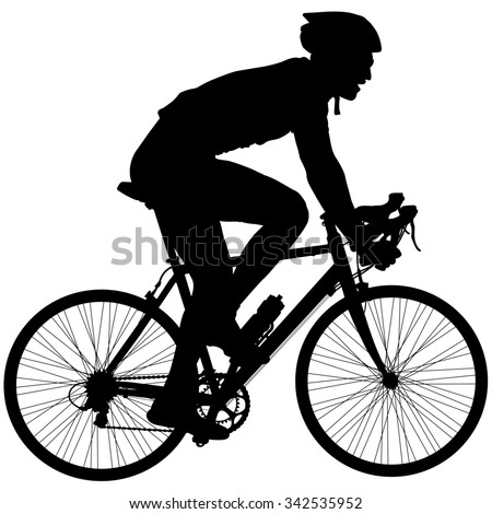 Cyclist Silhouette Stock Photos, Images, & Pictures | Shutterstock