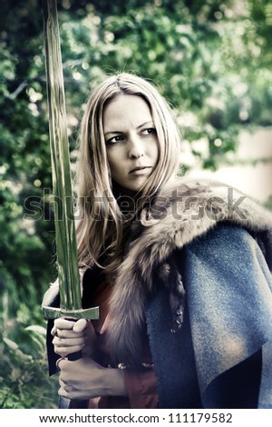 Woman Sword Stock Photos, Images, & Pictures | Shutterstock