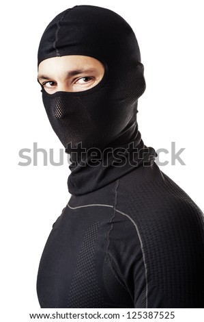 Young Sexy Man Black Ski Mask Stock Photo 125387525 - Shutterstock