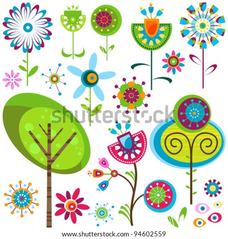 Whimsical Flowers Stock Photos, Images, & Pictures | Shutterstock