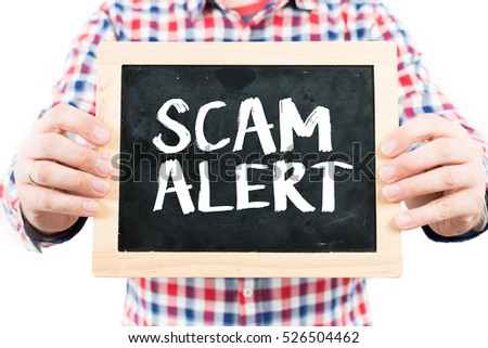 Image result for Image of a scam