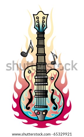 guitar tattoo stock images royalty free images u0026 vectors guitar tattoo stock images royalty free images u0026 vectors