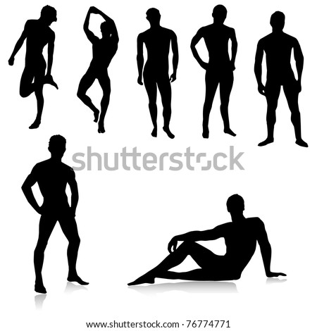 Nude Silhouettes Of People 74