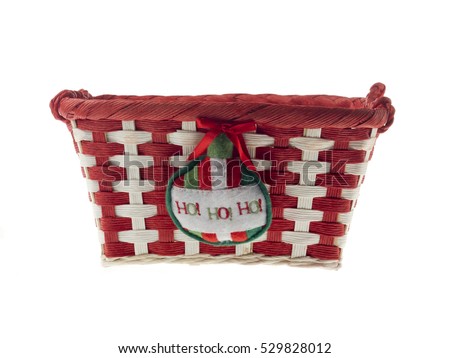 Empty Christmas Basket Stock Images, Royalty-Free Images & Vectors ...