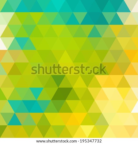 abstract background consisting of triangles - stock vector