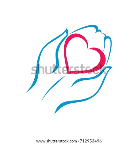 Family Love Symbol Two Young People Stock Vector 86726500 - Shutterstock