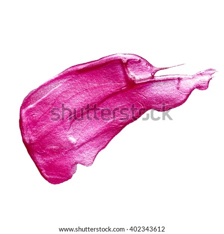 Pink Red Silver Foil Glitter Brush Stroke. Stroke Vector Design Illustration. Foil Shiny template. Pearl Gloss Design.