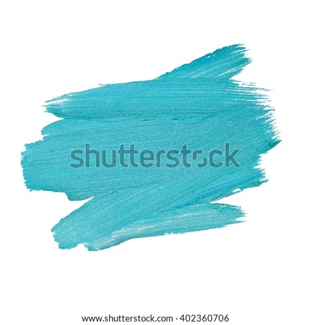 Blue Silver Foil Glitter Brush Stroke. Stroke Vector Design Illustration. Foil Shiny template. Pearl Gloss Design.