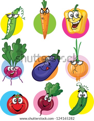 Vegetable cartoon Stock Photos, Images, & Pictures | Shutterstock