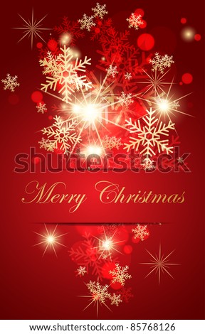 Red Christmas Background Border Made Cutout Stock Vector 721132936 