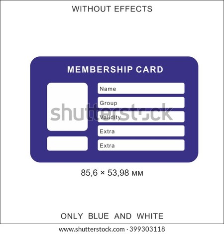 membership cards template