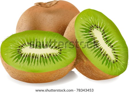 fresh ripe kiwi