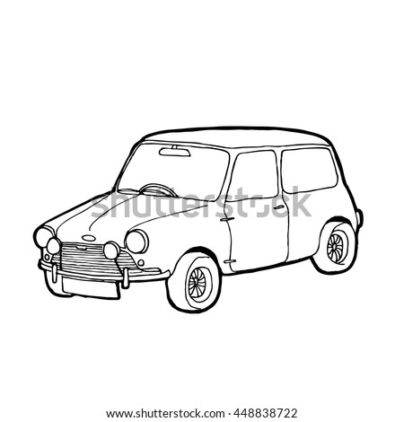 Tow Truck Sketch Stock Vector 437806939 - Shutterstock