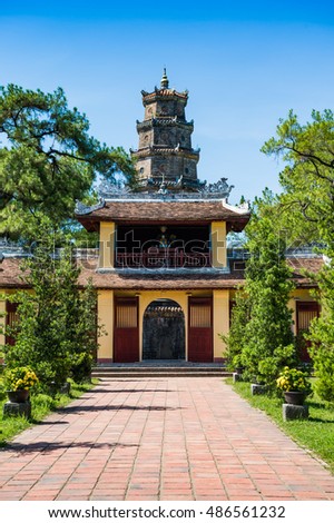 Thien Mu Temple and Pagoda, Hue, Vietnam