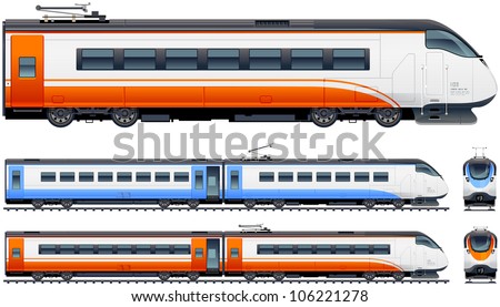 Passenger Train Vector Train 1 Pixel Stock Vector 106221278 - Shutterstock