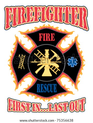 Firefighter cross Stock Photos, Images, & Pictures | Shutterstock