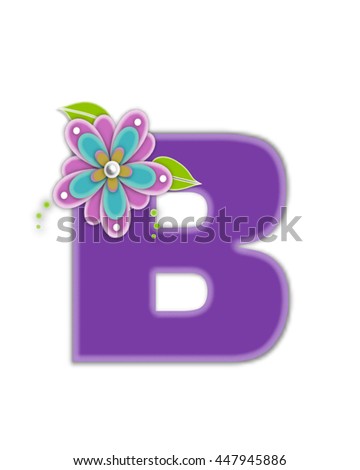 Letter B Alphabet Set Bonita Pink Stock Illustration 122231725 ...