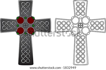 celtic cross tattoo another design stock vector 508589359 celtic cross tattoo another design stock vector 508589359