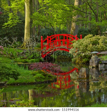 Red Japanese Garden Bridge japanese garden stock images, royalty-free images & vectors Red Japanese Garden Bridge japanese garden stock images, royalty-free images & vectors
