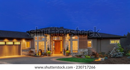 Single Story Home Exterior luxury home exterior stock images, royalty-free images & vectors Single Story Home Exterior luxury home exterior stock images, royalty-free images & vectors