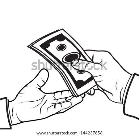 Image result for hand money drawing